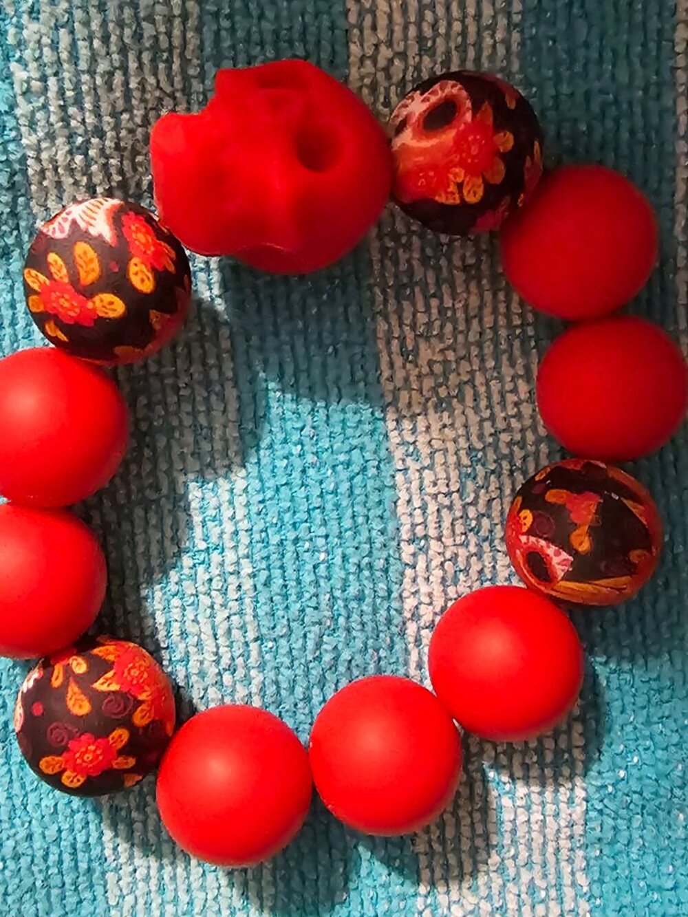Red Skull Bracelet